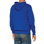 100% Official Fleece Zip-Up Hoodie - Royal - Medium 20032-00021