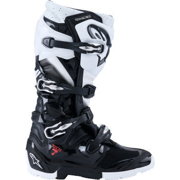 ALPINESTARS Tech 7 Enduro Boots - Black/White - US 7 2010426-12-7