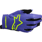 ALPINESTARS Youth Radar Gloves - Purple/Fluo Yellow - Medium 3541824-3175-M