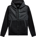 ALPINESTARS Aligned Zip Hoodie - Black/Black - Medium 1213510001010M