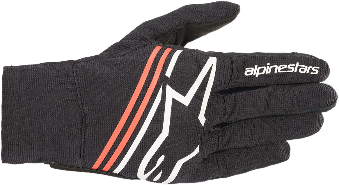 ALPINESTARS Reef Gloves - Black/White/Fluo Red - 2XL 3569020-1231-2X - Gloves