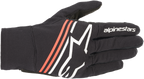 ALPINESTARS Reef Gloves - Black/White/Fluo Red - Small 3569020-1231-S
