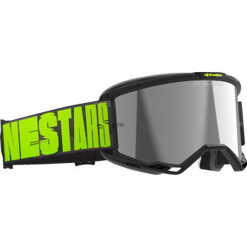 ALPINESTARS GOGGLES Vision 5 Goggle - Hollow - Charcoal/Yellow Fluo - Silver Mirror 5102225-1470 - Goggles