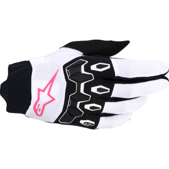 ALPINESTARS Stella Full Bore V2 Gloves - White/Fluo Pink/Black - XL 3580126-2064-XL - Gloves