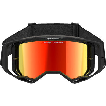 ALPINESTARS GOGGLES Vision 8 Goggle - Corp - Black - Red Mirror 5101625-1446 - Goggles