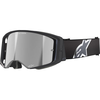 ALPINESTARS GOGGLES Supertech Goggle - Corp - Black/Gray - ABS Vision - Silver Mirror 5100325-1513 - Goggles