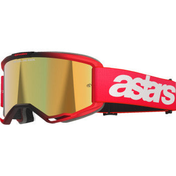 ALPINESTARS GOGGLES Vision 5 Goggle - Blaze - Red - Gold Mirror 5102125-3115 - Goggles