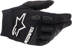 ALPINESTARS Youth Full Bore Gloves - Black - Medium 3543622-10-M