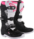 ALPINESTARS Stella Tech 3 Boots - Black/White/Pink - US 6 2013218-130-6