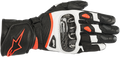 ALPINESTARS Women Stella SP-1 V2 Gloves - Black/White/Fluo Red - XL 3518119-1231-XL