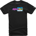 ALPINESTARS World Wide Again T-Shirt - Black - Large 1232-72236-10-L