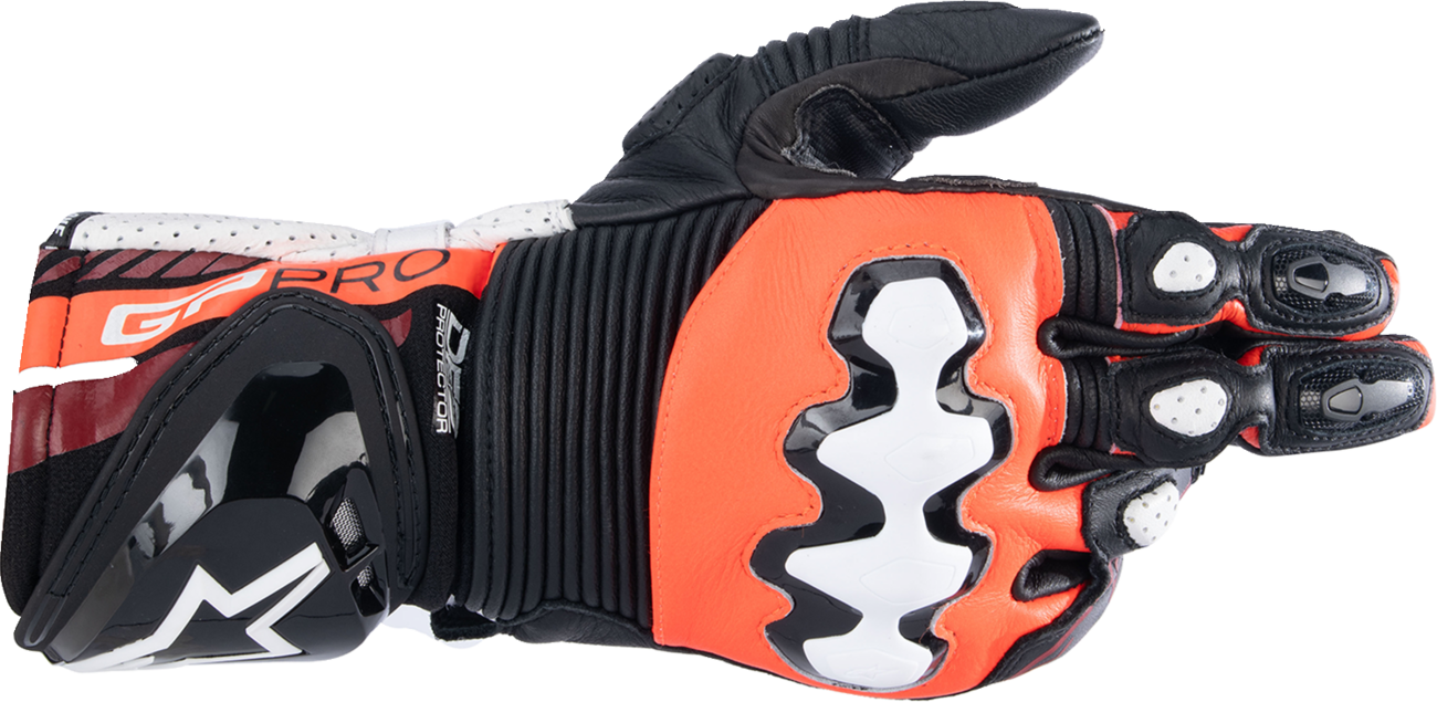 ALPINESTARS GP Pro R4 Gloves - Black/Fluo Red/White - 2XL 3556724-1321-2X - Gloves