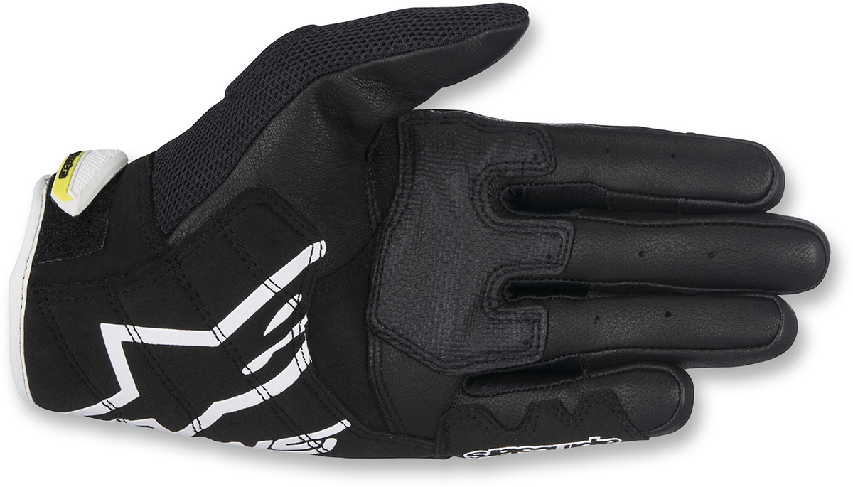ALPINESTARS SMX-2 Air Carbon V2 Gloves - Black/White/Fluo Yellow - Medium 3567717-125-M - Gloves