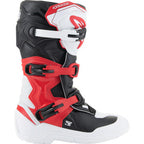 ALPINESTARS Youth Tech3S Boots - White/Black/Red - US 3 2014024-2030-3