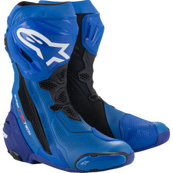 ALPINESTARS Supertech R Vented Boots - Blue/Black - US 6.5 / EU 40 2220121-713-40