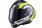 ALPINESTARS  Supertech R10 Helmet - 22.06 - Arius - Gloss Black/Silver/Yellow Fluo - XL 8203926-1699-XL