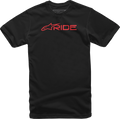 ALPINESTARS Ride 3.0 T-Shirt - Black/Red - Medium 1232-722001030M