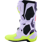 ALPINESTARS Tech 10 Supervented Boots - Purple/Fluorescent Yellow/Diva Pink - US 7 / EU 40.5 2010520-3150-7