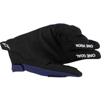 ALPINESTARS Youth Radar MX Gloves - Night Navy/White - Small 3541824-7120-S - Gloves