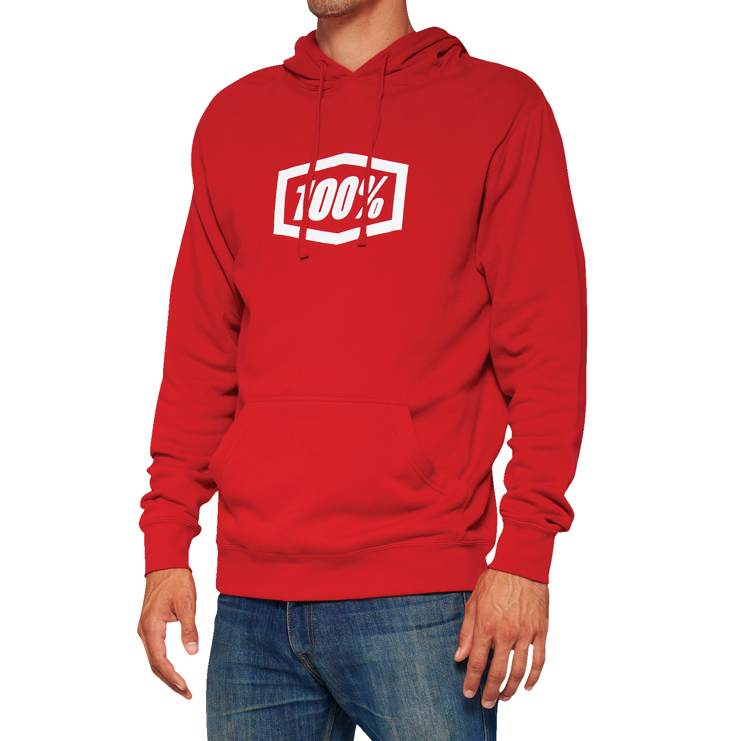 100% Icon Pullover Hoodie - Red - 2XL 20029-00014