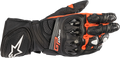 ALPINESTARS GP Plus R v2 Gloves - Black/Fluo Red - Large 3556520-1030-L