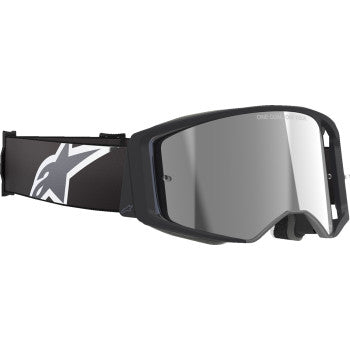 ALPINESTARS GOGGLES Supertech Goggle - Corp - Black/Gray - ABS Vision - Silver Mirror 5100325-1513 - Goggles