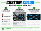 MPM Motorcycle Mat for Honda CB750 Hornet - MM4214
