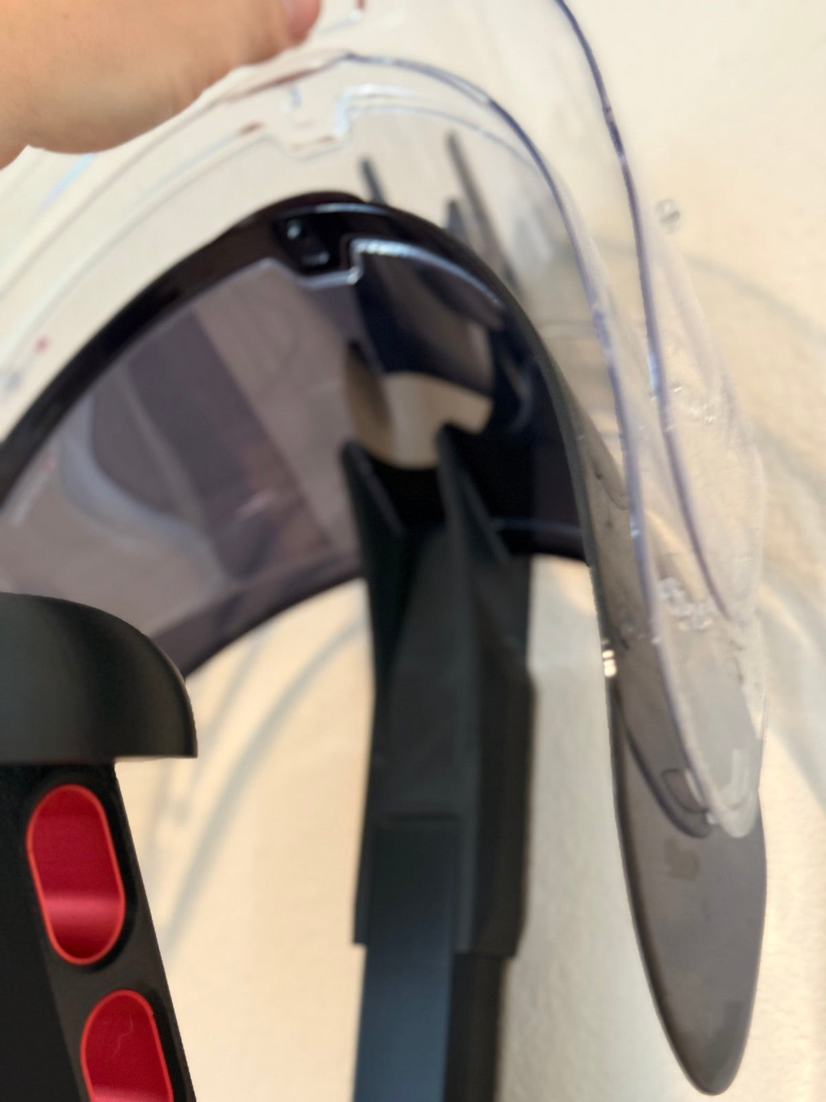 Helmet Visor Holder (Wall-Mount Add-On ONLY)