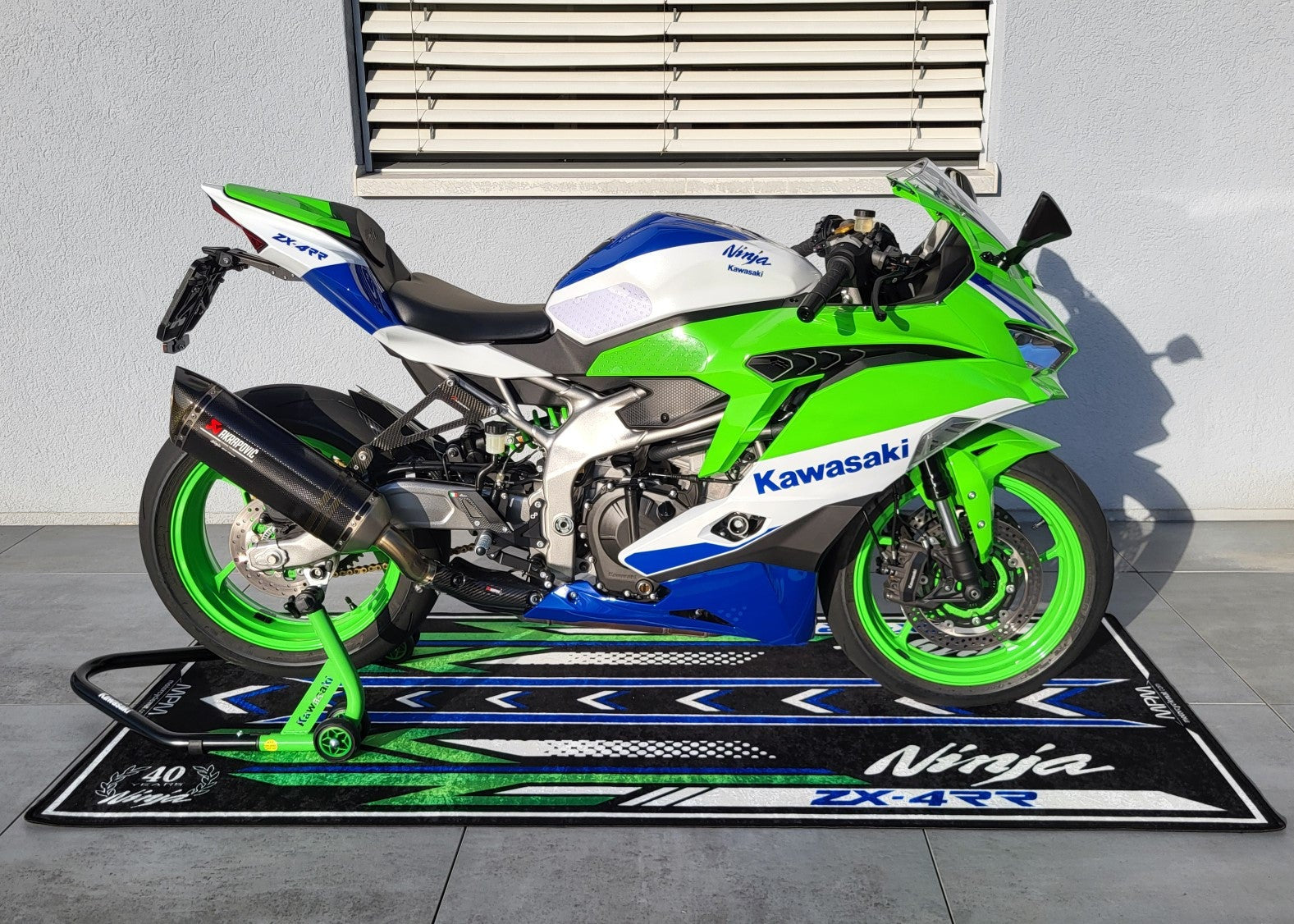 MPM Motorcycle Mat for Kawasaki Ninja ZX-4RR 40th Anniversary - MM7394