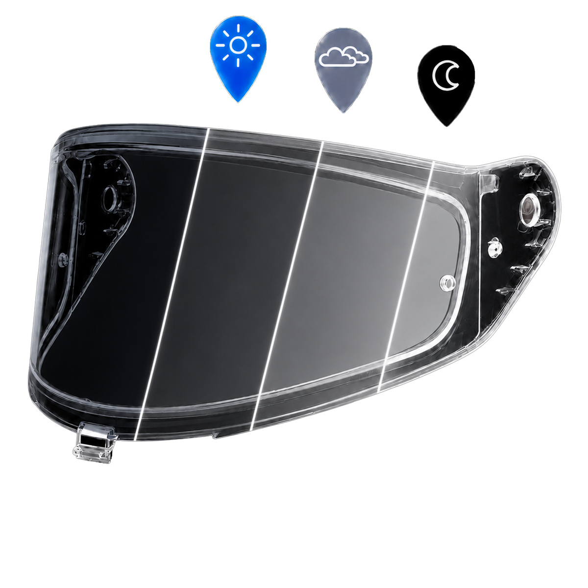 Rogue Shield Outer- Photochromic Smoke