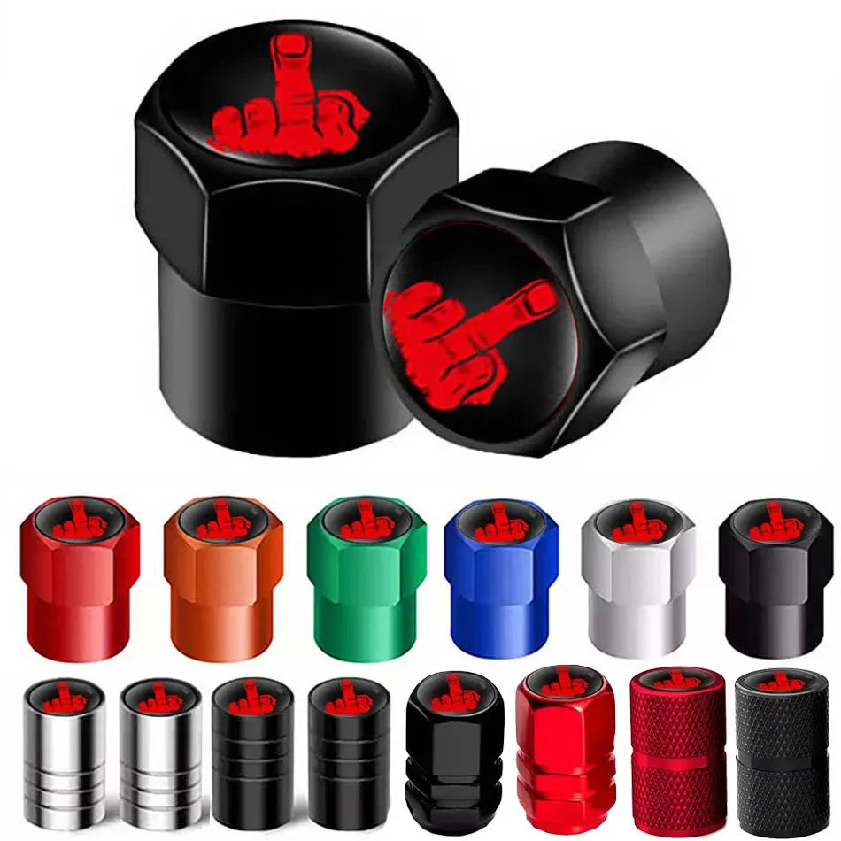4PCS Aluminium Valve Stem Caps