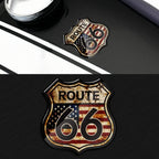 3D Route 66 Vintage Sticker