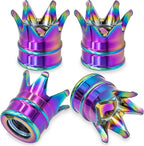 4PCS Crown Valve Stem Caps