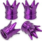 4PCS Crown Valve Stem Caps