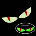 2 Reflective Devil's Eye stickers for motorcycle - improves night visibility and safety, durability, and fashion
