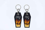 METALIZE™ Vintage Motorcycle Handmade Embroidered Keychain