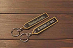 METALIZE™ Vintage Motorcycle Handmade Embroidered Keychain