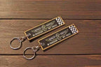 METALIZE™ Vintage Motorcycle Handmade Embroidered Keychain
