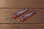METALIZE™ Vintage Motorcycle Handmade Embroidered Keychain