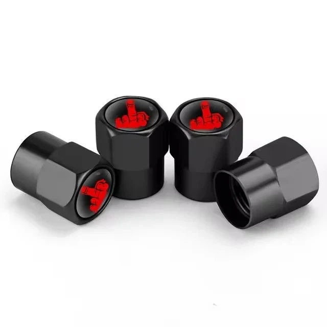 4PCS Aluminium Valve Stem Caps