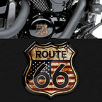 3D Route 66 Vintage Sticker