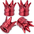 4PCS Crown Valve Stem Caps