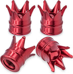 4PCS Crown Valve Stem Caps