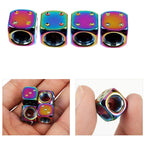 4PCS Colorful Valve Stem Caps