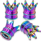 4PCS Crown Valve Stem Caps