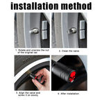 4PCS Skull Valve Stem Caps