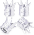 4PCS Crown Valve Stem Caps