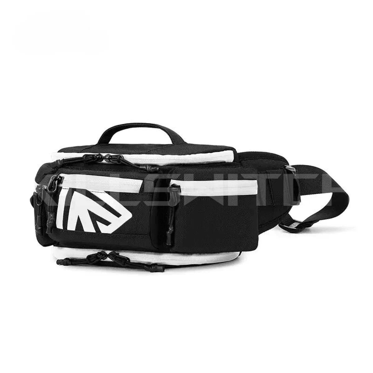 ALBERS™ 3-in-1 Motorcycle Waist Bag - Black & White - motorcycle bags