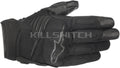 ALPINESTARS Faster Gloves - Black/Black - 2XL 3567618-1100-2X - Gloves
