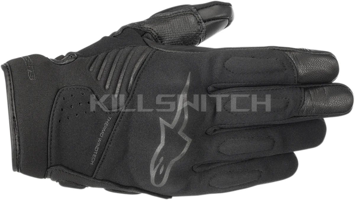 ALPINESTARS Faster Gloves - Black/Black - 2XL 3567618-1100-2X - Gloves